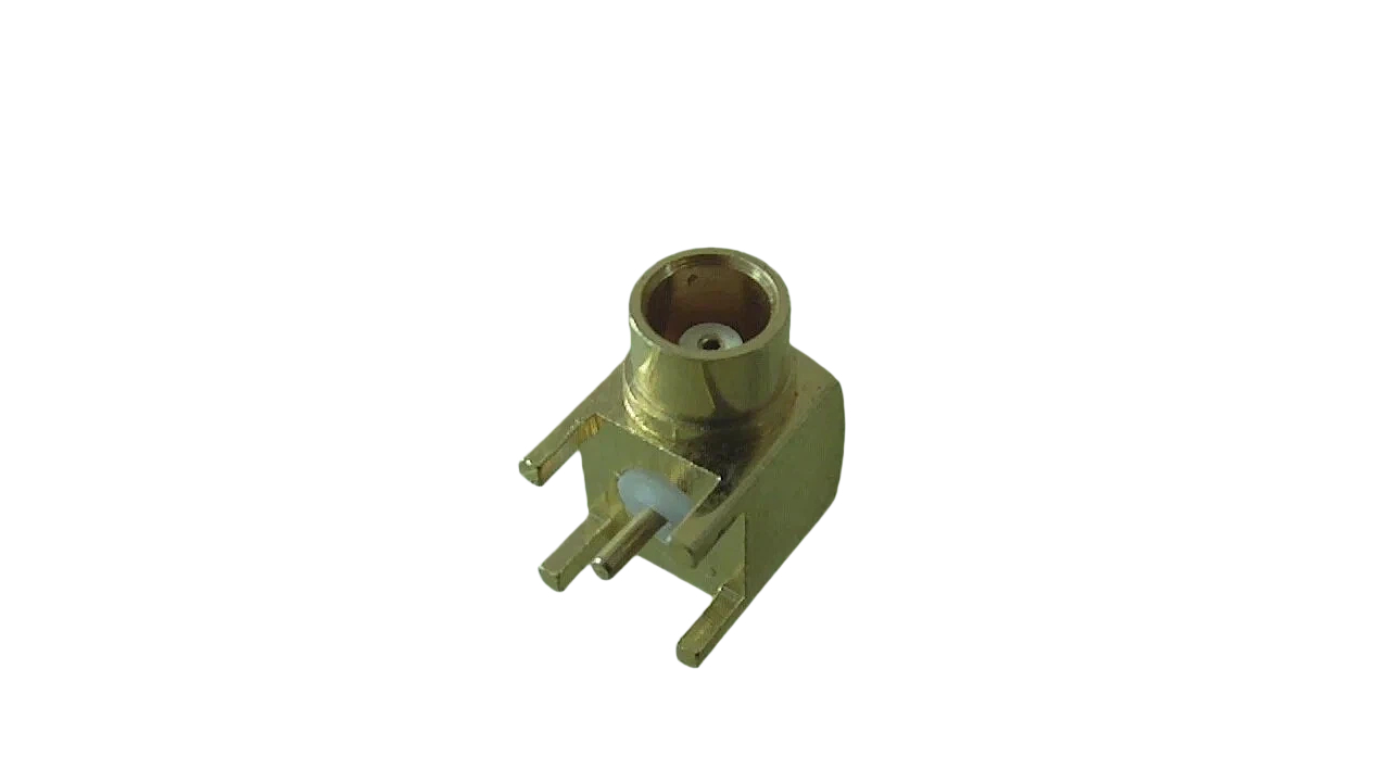 YCD-M-1331 right angle MCX female PC mount connector
